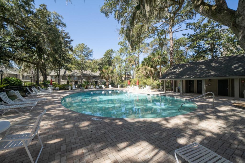 Golf View Two Bedroom With K Q And Fold Out Couch Bikes & Beach Gear Included Hilton Head Island Bagian luar foto