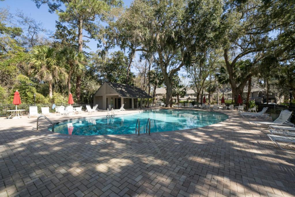Golf View Two Bedroom With K Q And Fold Out Couch Bikes & Beach Gear Included Hilton Head Island Bagian luar foto