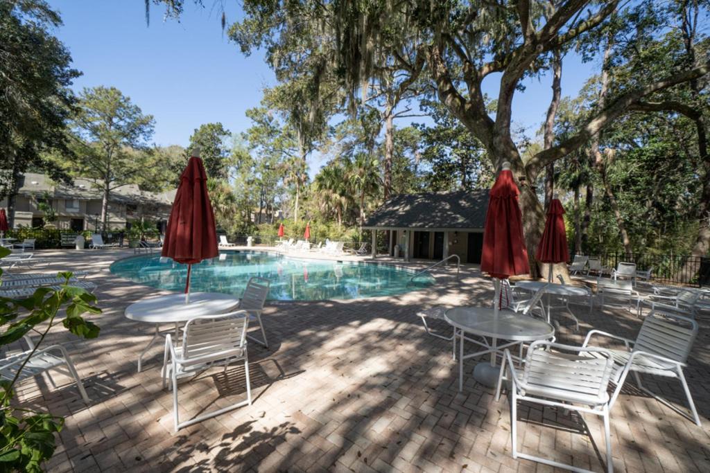 Golf View Two Bedroom With K Q And Fold Out Couch Bikes & Beach Gear Included Hilton Head Island Bagian luar foto